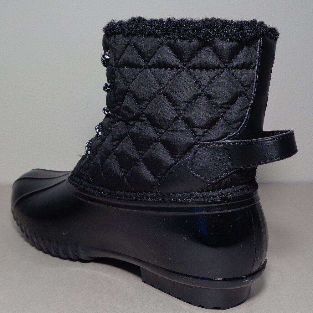 Sporto Size 10 M / ANDIE / Black / Lined / Duck Boots / New Women's Shoes - Picture 9 of 16